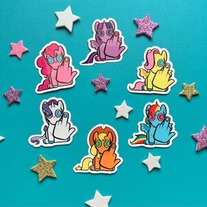 My Little Pony + Baldurs Gate 3 Stickers! [ETSY]